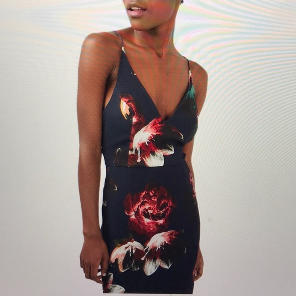 NWOT Topshop Floral Dress- 8
